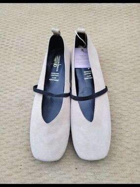 New Suede Loafer Mary-Jane Style Ballet Shoes Size 8